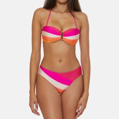 Buckle Bandeau Swim Top